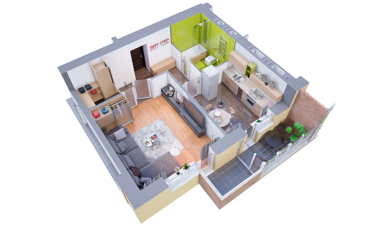 3D Floor Plans 3d Modeling And Visualization 3dvisdesign 
