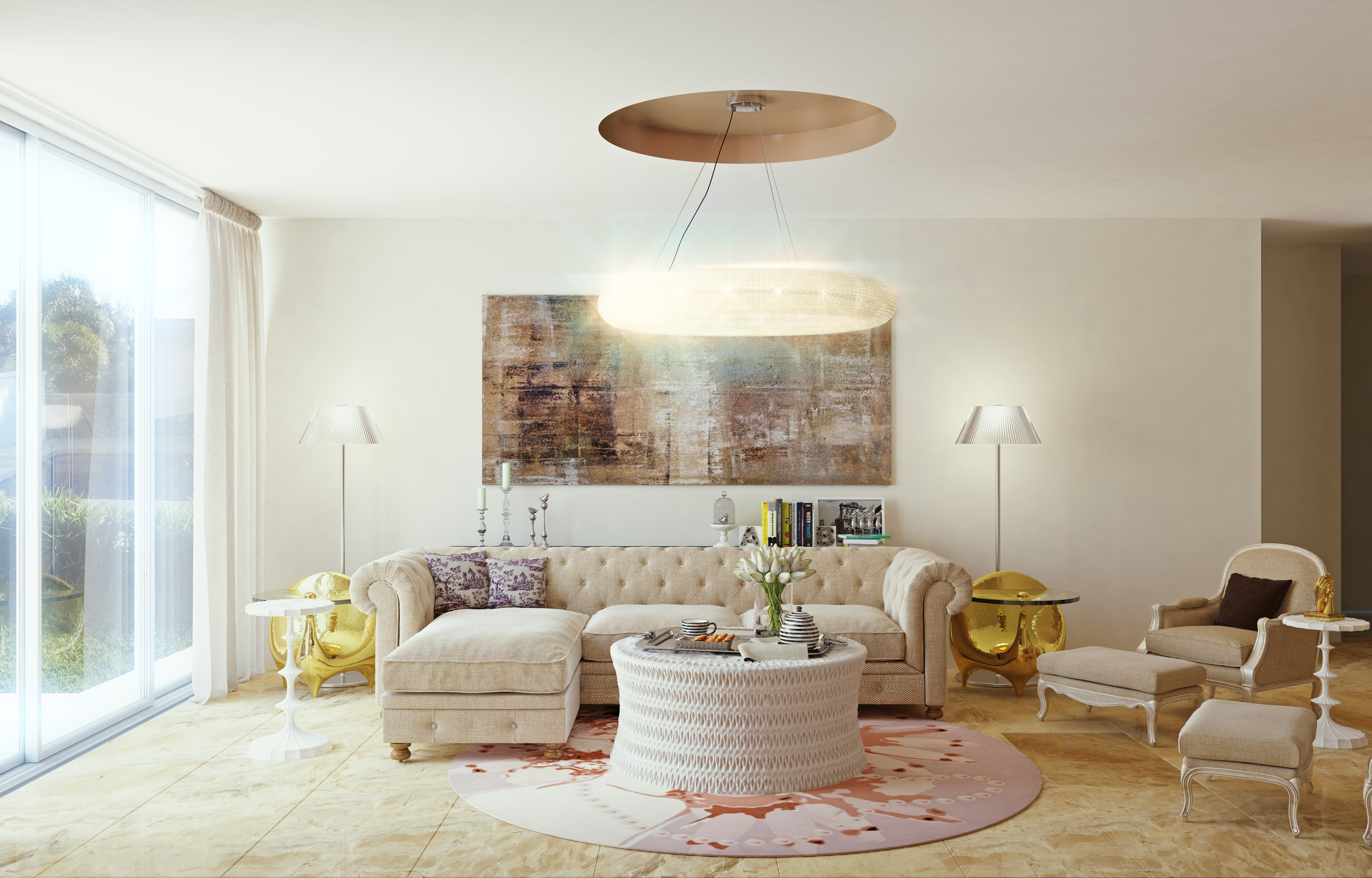 Interior Visualization / Marvelous Living room Interior Design
