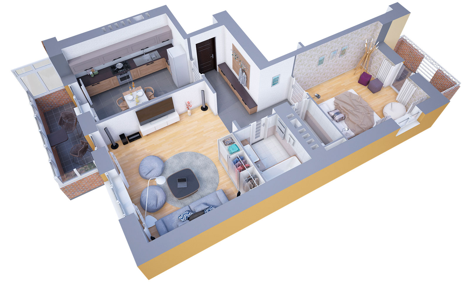 3D Floor Plans - 3dvisdesign Architectural visualization