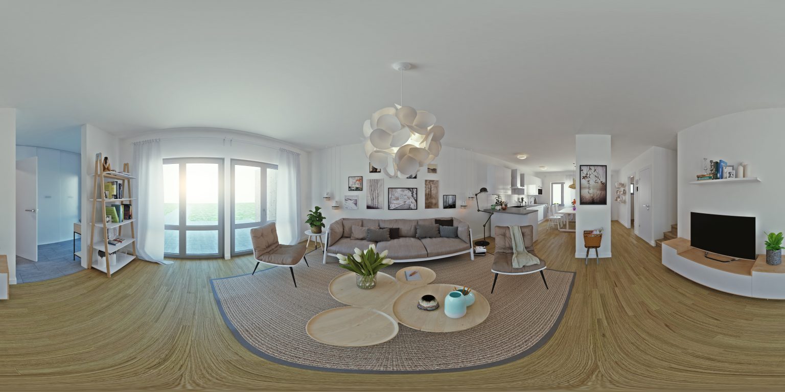 360° 3d panoramic virtual tour / Modern interior
